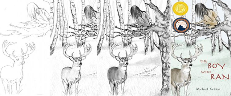 The boy who Ran evolution3 Original drawing by Paola Sbriccoli